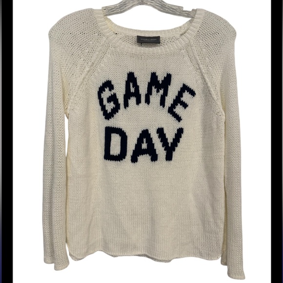 Wooden Ships Sweaters - Wooden ships Game Day oversized sweater